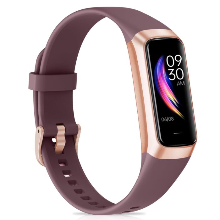 Fitness Tracker for Women with 24/7 Heart Rate, Blood Pressure, Calorie Tracking, Activity Tracker with 1.1" AMOLED Screen, Waterproof Step Tracker for Android iPhones Men Women
