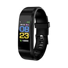Fitness Trackers HR, Activity Health Exercise Watch with Heart Rate and Sleep Monitor, Smart Band Calorie Counter, Step Counter, Pedometer Walking for Men Women