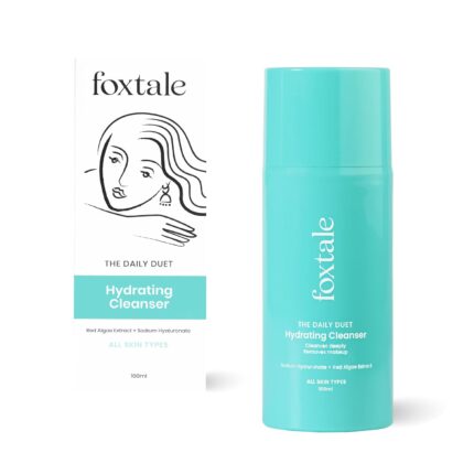 Foxtale Gentle Hydrating Face Wash with Hyaluronic Acid, Vitamin B5 | Deep Pore Cleansing | Dirt Control | Make-up Remover | Cleanser For Men & Women | All Skin Types | 100 ml