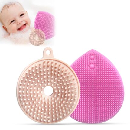 GLUN® 2-in-1 Silicone Face Cleansing Brush, Gentle Exfoliation & Deep Cleaning Double-Sided Tool, Massaging Tool for Gentle, Deep Skin Care