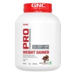 GNC Pro Performance Weight Gainer|3 Kg|Healthy Body Gains|Reduces Muscle Breakdown|Increases Energy & Endurance|73g Protein|440g Carbs|2200 Cal|Double Chocolate, powder, 1 count, 6 Servings