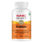 GNC Probiotics | Supports Digestive & Immune Health | With Inulin & 30 Billion CFUs Multi Strain Probiotics Blend- 30 Capsules