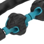 GNOLY 6 Beads Body Massage Stick Trigger Point Massager Therapy Tools Manual Back Legs Neck Bendable Roller Stick Professional Body Relieve Muscle Soreness Massaging Tool Roller