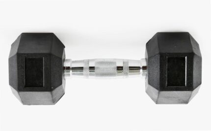 GYMOOSE's Rubbee Hex Dumbbell for Home Gym ( Single Pcs. ) (10 KG)