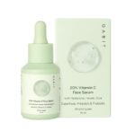 Gabit 20% Vitamin C Face Serum for Glowing Skin | Brightening Serum for Dark Spots, Dull Skin, Tanned Skin | Improves Wrinkles | Hyaluronic, Ferulic, CiCa, Prebiotic, Probiotic | Oil & PEG free |30 ml