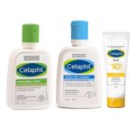 Galderma Cetaphil Normal to Combination Skin Combo | Gentle Skin Cleanser, Moisturising Lotion & Sun Protection Cream,3 Piece Set