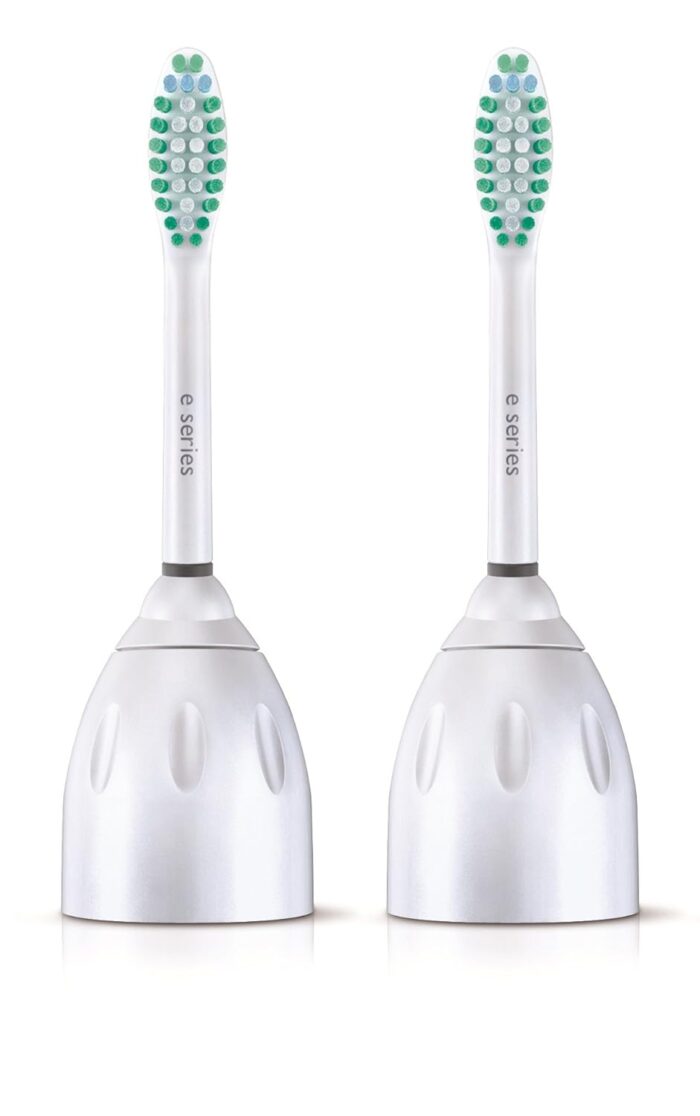 Genuine Philips Sonicare E-Series replacement toothbrush heads, HX7022/64, 2-pk