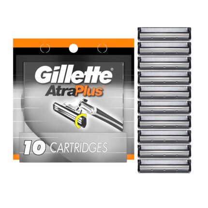 Gillette AltraPlus Razor with Lubrastrip, 10 Count, Mens Razors / Blades
