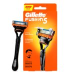 Gillette Fusion Manual Razor for Men with styling back blade for Perfect Shave and Perfect Beard Shape