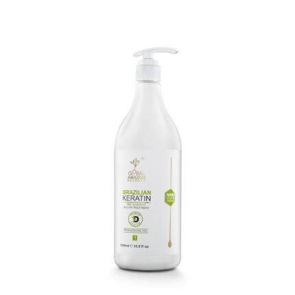 Global Amazon Secrets Brazilian Keratin Pre-Shampoo For Men & Women |Before Keratin&Smoothing(1000 ml)