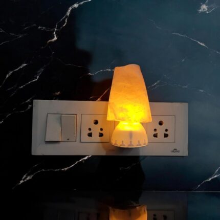 Global Aroma Himalayan Rock Salt Plug-in Lamp for Positive Energy,Ideal for Home Decor