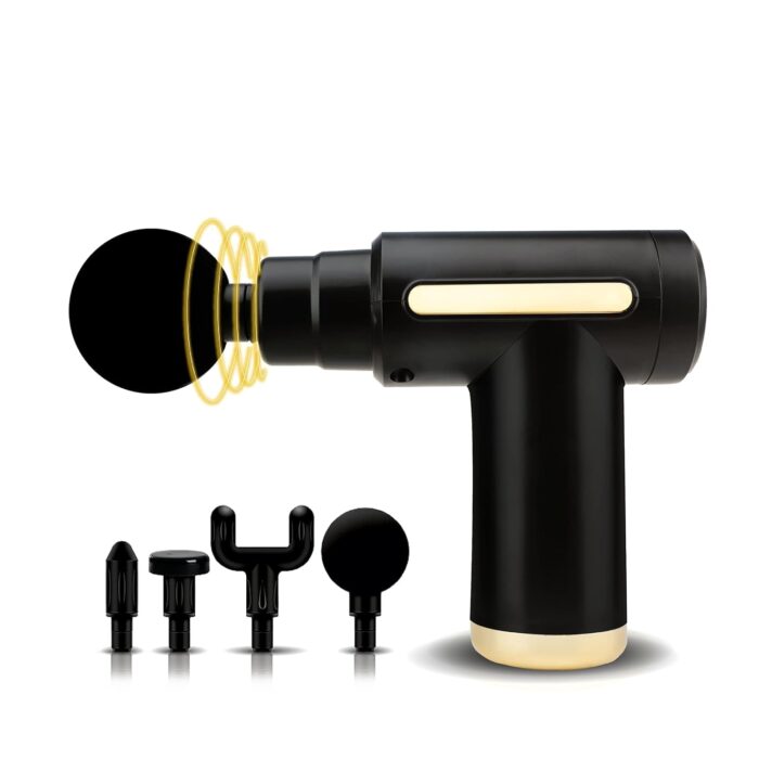Gogdani Ultragun Massage Gun For Full Body Relaxation|Deep Tissue Percussion Massager Machine For Muscle Relaxation|Battery Powered And Handheld For Neck, Shoulder, Back, Foot With 1Y Warranty