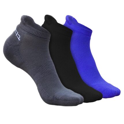 HEELIUM Bamboo Ankle Socks for Men | Odour-Free and Breathable | Padded Base and Anti-bacterial | 3X Softer Than Regular Socks