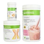 HERBALIFE Weight Loss Combo (Formula 1 Shake - Rose Kheer Flavor, Protein Powder 200G, Afresh - Ginger Flavor) Combo (750 Grams)