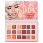 HUDACRUSH BEAUTY 18 Shades Swiss Nude Eyeshadow Palette with Mirror - Shimmer & Matte Finish | Nude Eyeshadow Palette with Versatile Colors