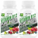 HXN Vitamin B12 Supplement For Men & Women, Plant Based Active Vit b 12, b1, b3, b5, b6 E, Nature Made Biotin, ALA, Inositol, Moringa 1500 mcg Sugar free Supplements - 120 Tablets Sugar Free