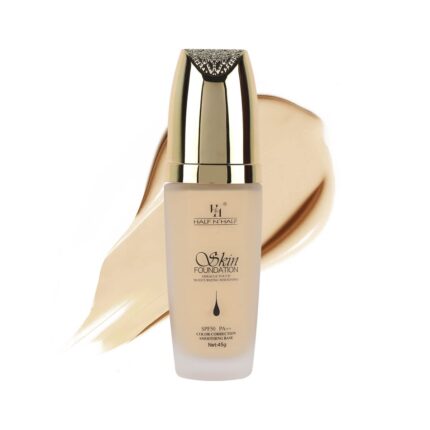 Half N Half SKIN FOUNDATION Miracle Touch Moisturizing Whitening FS-01-04 SATIN PEARL