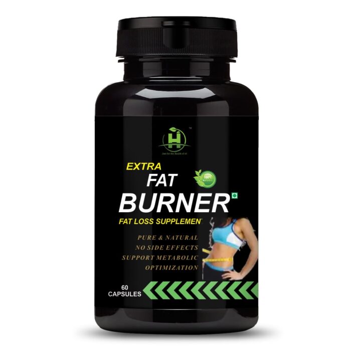Healthy Nutrition - Just for the Health of it Fat Burner Veg 60 Capsules With Garcinia Cambogia For Fat Loss, Metabolism Booster, Supports Weight Management For Men & Women-Pack Of 1