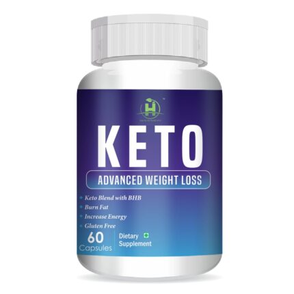 Healthy Nutrition - Just for the Health of it Keto Advanced Weight Loss Supplement with Green Tea, Garcinia Cambogia, Green Coffee Extract-60 Capsules Pack of 1
