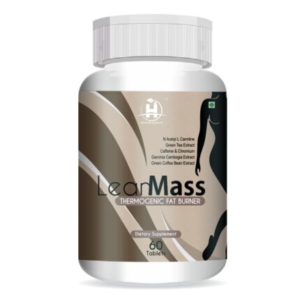 Healthy Nutrition - Just for the Health of it Lean Mass Fat Burner for Men & Women with Green Coffee Bean Extract | Caffeine & Chromium | Weight & Fat loss supplement - 60 Tablets