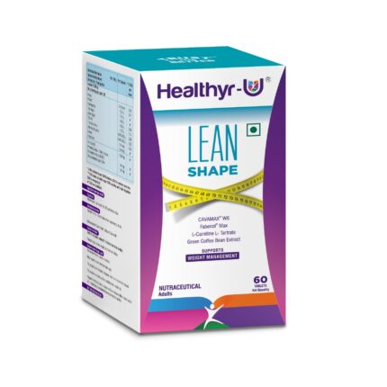 Healthyr-U Lean Shape for Men & Women|Alpha Cyclodextrin, Phaseolus Vulgaris, L-Carnitine, Green Coffee Bean Extract| (Pack of 1), 1 count, 60 capsules