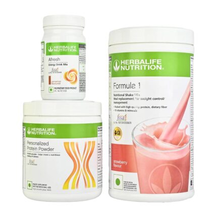 Herbalife Formula 1(Strawberry) with Personalized Protein Powder(200gm)+ Afresh(Cinnamon)