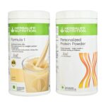 Herbalife Nutrition Pack of Formula 1 Nutritional Shake Mix (Vanilla) and Personalized Protein Powder, 400 g