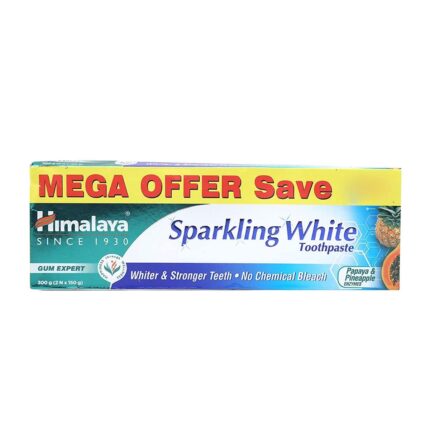 Himalaya Herbals Sparkling White Toothpaste for Whitening - 150 g (Pack of 2)