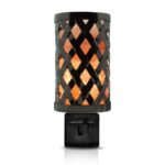 Himalayan Glow Natural Himalayan Salt lamp in Unique Tree Design Metal Basket with Salt Chunks/Salt lamp Light Bulbs and Dimmer Switch