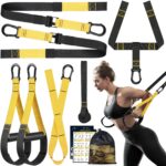 Home Resistance Training Kit, Resistance Trainer Exercise Straps with Handles, Door Anchor and Carrying Bag for Home Gym, Bodyweight Resistance Workout Straps for Full-Body Workout