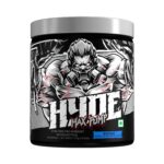 Hyde Max Pump Pre workout Supplement | Caffeine Free Pre workout Supplement for Men and Women | Explosive Energy, Pump and Endurance | Taurine, L Citrulline, Beta Alanine | 375g (Blue Razz)