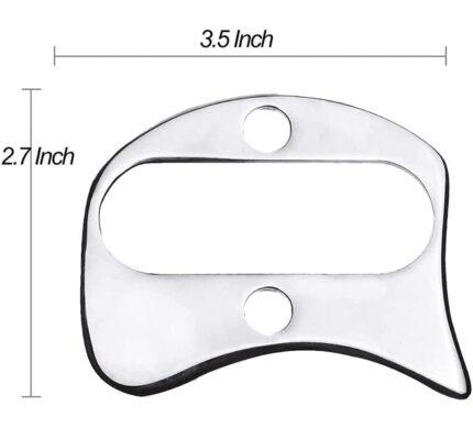 IASTM Tools for Physiotherapy (D Shape) | Myofascial Tools Stainless Steel | Chiropractor, Graston Techniques and Osteopaths With Stainless Steel | Graston tool Physical Therapy