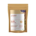 Jiva Ayurveda Slim Tea 150gm | 100% Ayurvedic Caffeine-Free Tea | Detoxifies Body, Open Up Blocked Channels, And Improve Digestion And Metabolism | Helps with Weight Management (Pack of 1)
