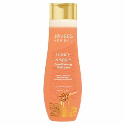 Jovees Herbal Honey & Apple Conditioning Shampoo For silky, Soft & Shiny Hair | Repairing Hair, Controls Frizz, With Peach and Aloe Vera Extracts | For Dry to Rough Hair- 300 ml