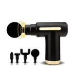 KARDIFF Cordless Massage Gun with 4 Attachments for Full Body Pain Relief, Deep Tissue Muscle Massager (Color As Per Available), Multicolour