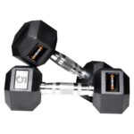 KORE DM-HEXA-5KG-COMBO16 Dumbbells Kits, Rubber, Black