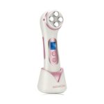 Karloz 5 in1 Multifunctional Facial Massager High Frequency Skin Tightening EMS Colorful LED Light Therapy Skin Toning Machine for Face Lift Wrinkle Remover Anti-aging