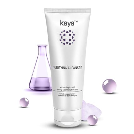 Kaya Acne Care Purifying Face Wash with Salicylic Acid | Dermatologist-Developed Cleanser with 22 Years of Expertise | Fights Pimples, Reduces Acne & Controls Oil | For Oily & Acne-Prone Skin | Men & Women | 100ml