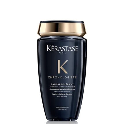 Kérastase Chronologiste Régénérant Shampoo for Aging Hair 250ml | Revitalizes Hair & Scalp | Infused With Powerful Ingredients Abyssine, Hyaluronic Acid & Vitamin E