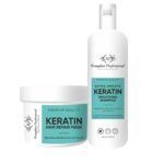 Keratin Smoothing Shampoo and Mask (Combo Set)