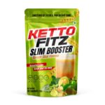 KettoFitz SlimBooster Ginger Chai | Keto Weight Loss Drink for Men & Women | Metabolism & Appetite Support | 14 Sachets + FREE Detox Tea & Stevia | Sugar-Free, Low Carb