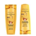 L Oréal Paris Extraordinary Oil Nourishing Shampoo for Dry & Dull Hair (180ml) + Extraordinary Oil Nourishing Conditioner for Dry & Dull Hair (180ml) (2 ITEM IN SET)
