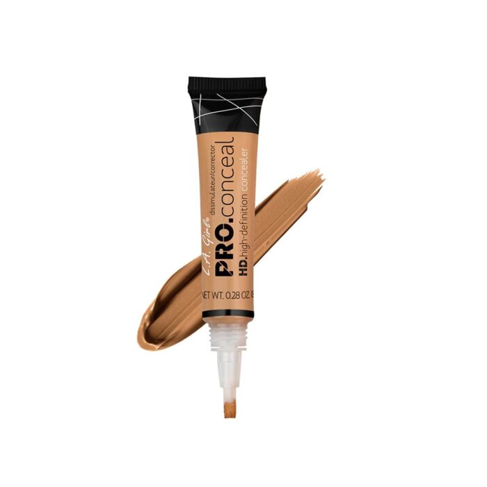 L.A Girl Hd Pro Natural Full Coverage Concealer, Matte & Poreless Ultra Blendable Liquid Concealer For Crack Free Face Makeup- Fawn, Longwearing, 8G Vegan & Cruelty-Free