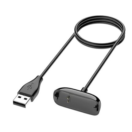 LN MART Charger for Fitbit Inspire 2 Health & Fitness Tracker, Soft USB Charging Cables with Charging Stock, Durable Charger Cable for Fitbit Inspire 2/ Ace 3 (3.3ft, 100cm)