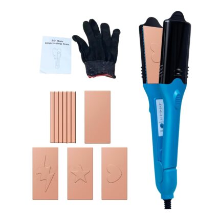 LOOM TREE® 3D Hair Imprinting Curling Iron Straightening Iron For Wedding Beauty Travel | Hair Care & Styling | Straightening & Curling Irons