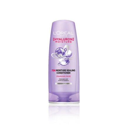 L'Oreal Paris Hyaluron Moisture 72H Moisture Sealing Conditioner powered by Hyaluronic Acid For Dry Hair, Makes Hair Frizz-free, Bouncy and Hydrated for 72 Hours, For All Hair Types- 180ml