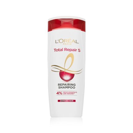 L’Oréal Paris Shampoo, For Damaged And Weak Hair, With Pro-Keratin + Ceramide, Total Repair 5, 340Ml