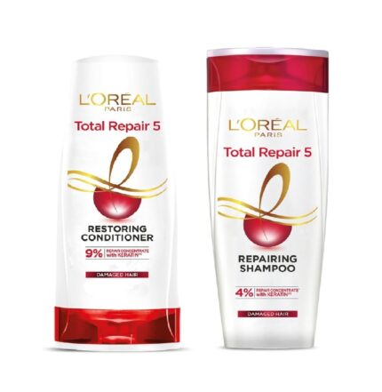 L'Oreal Paris Total Repair 5 COMBO Shampoo-82.5ml + Conditioner-71.5ml For Damaged Hair (2 Items in the set)
