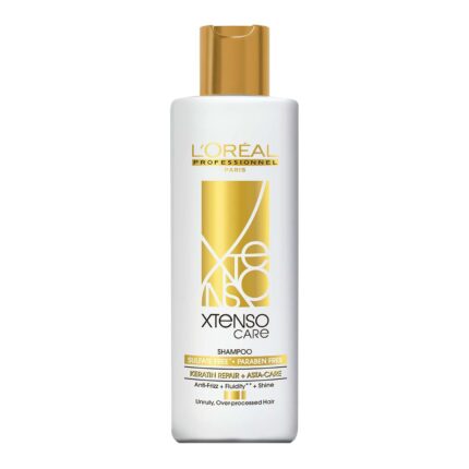 L'Oréal Professionnel Xtenso Care Sulfate-free* Shampoo | For all hair types | Gently cleanses, controls frizz and adds shine | With Keratin Repair and Asta-Care *without sulfate surfactants