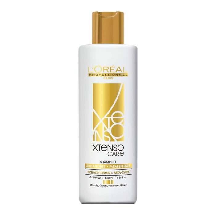 L'Oréal Professionnel Xtenso Care Sulfate-free* Shampoo | For all hair types | Gently cleanses, controls frizz and adds shine | With Keratin Repair and Asta-Care *without sulfate surfactants